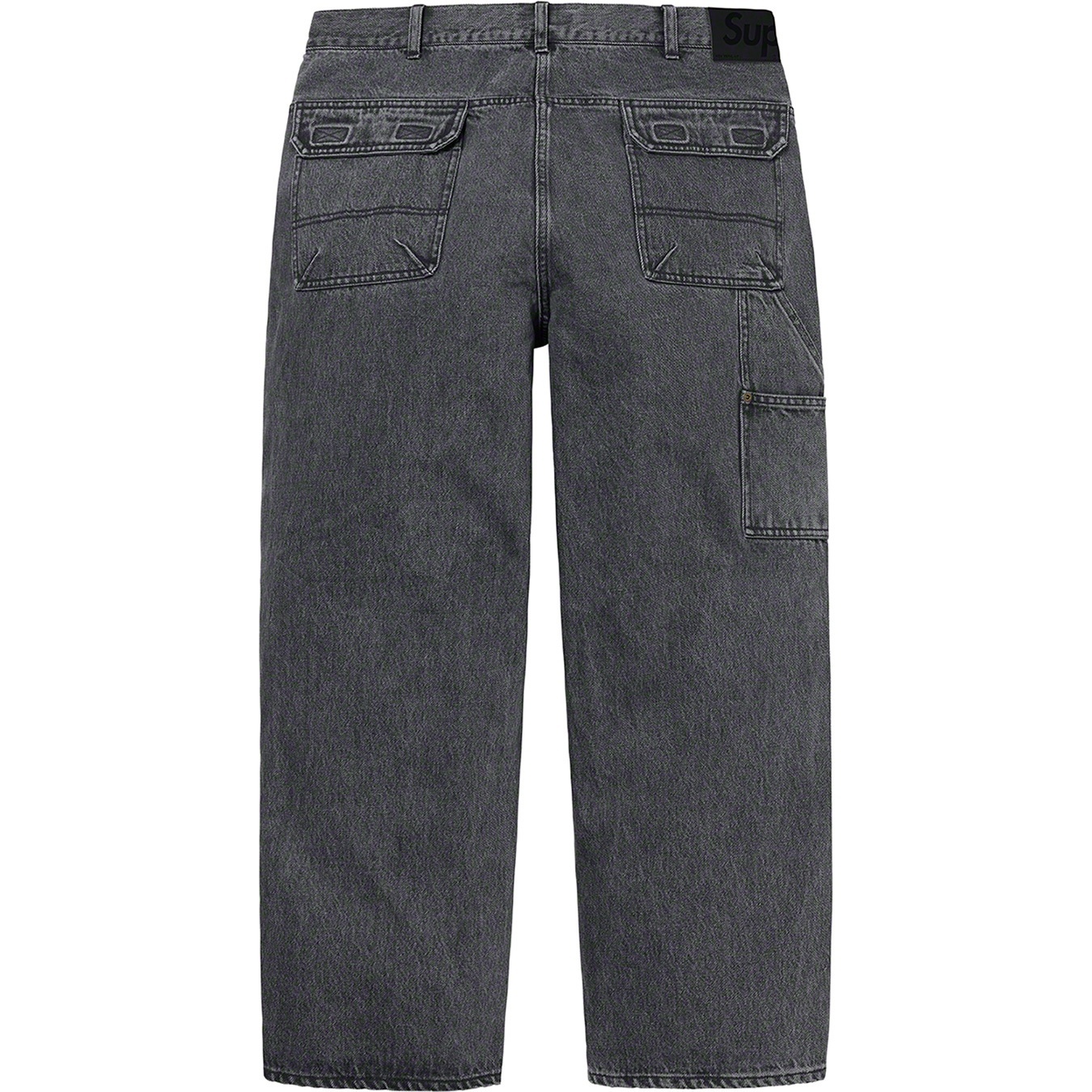 Double Knee Denim Utility Pant view 2